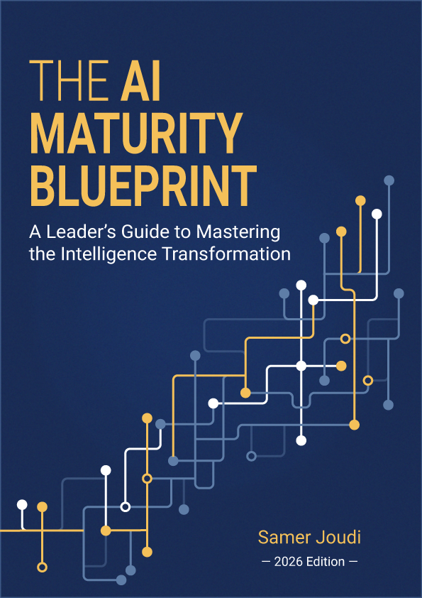 Book Cover: The AI Maturity Blueprint